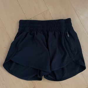 Black Track That Lululemon 4” shorts